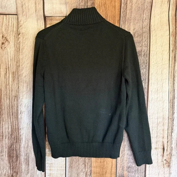 Polo Ralph Lauren Sweater Quarter Zip Knit Preppy Fall Winter Classic Ivy Small - Picture 2 of 8